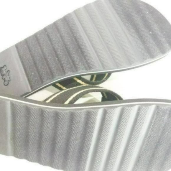 Coach Zoe Webbed Flip Flops -6 - Picture 6 of 6